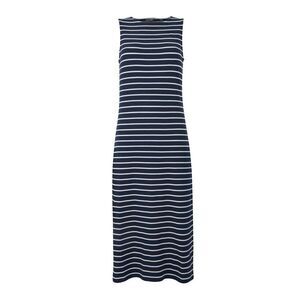 Regatta Womens/Ladies Amorie Contrast Striped Midi Dress / Navy/White
